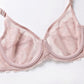 Elegant Underwire Comfortable Lace Embroidery Bra & Panty Sets [BRPY0013]